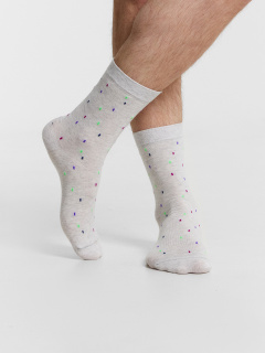 Носки Mark Formelle 017K-2853/24017K св.серый_меланж_рис.2853 - фото 5