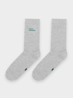 Носки Mark Formelle 017K-3032/24017K-1 св.серый_меланж_рис.3032 - фото 2