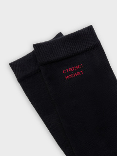 Носки Mark Formelle 017K-3034/24017K-1 черный_рис.3034 - фото 2