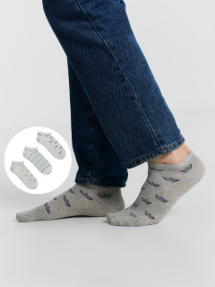 Носки Mark Formelle 104A-2736/243104A серый_меланж_3_рис.2736 - фото 1