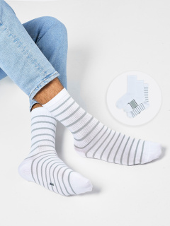 Носки Mark Formelle 107A-2050/223107A-1 белый_оливка_рис.2050 - фото 1