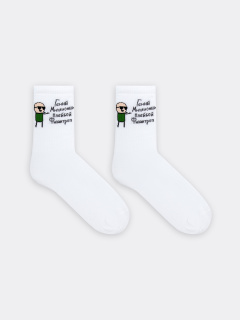 Носки Mark Formelle 107K-2503/23107K-1 белый_рис.2503 - фото 2