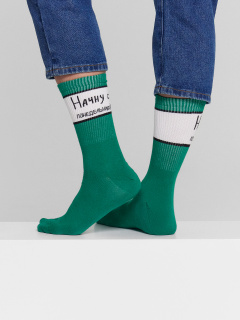 Носки Mark Formelle 107K-2682/24107K я.малахит_рис.2682 - фото 5