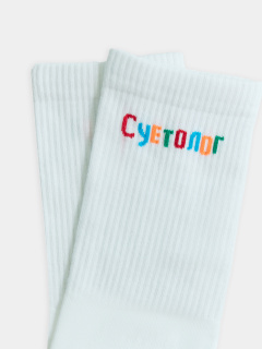 Носки Mark Formelle 107K-2730/24107K белый_рис.2730 - фото 5