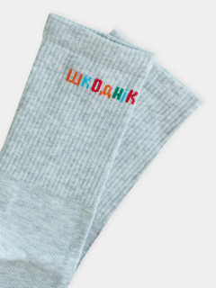 Носки Mark Formelle 107K-2821/24107K св.серый_меланж_рис.2821 - фото 2