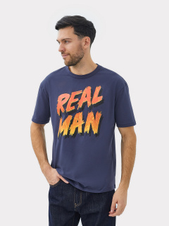 Футболка Mark Formelle 111785/22/2849П-0 морской_печать_3_сл_на_пол_ТП - фото 1