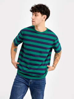 Футболка Mark Formelle 111831/24-3673П-0 сине_зеленая_полоска - фото 1