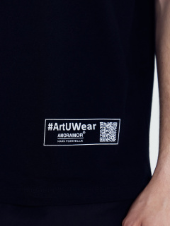 Футболка Mark Formelle 111846/24-3575П-0 черный_печать5_3_сл_на_пол - фото 5