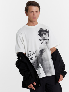 Футболка Mark Formelle 111846/24-3856П-0 белый_печать_3_сл_на_пол_ТП - фото 1