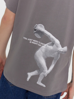 Футболка Mark Formelle 111846/24-3856П-0 глина_печать_1_сл_на_пол_3_сл_на_спинке_ТП - фото 4