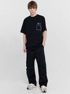 Футболка Mark Formelle 111846/24-3856П-0 черный_печать_2_сл_на_пол_3_сл_на_спинке - фото 4