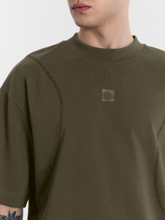 Футболка Mark Formelle 111883/24-3706П-0 т.полынь_печать_2_сл_на_пол_ТП_Д - фото 5