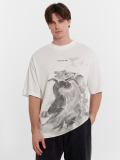 Футболка Mark Formelle 111883/24-4288П-0 белый_печать7_3_сл_на_пол_3_сл_на_спинке_ТП - фото 3