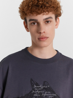 Футболка Mark Formelle 111892/24-4447П-0 сталь_печать_3_сл_на_пол - фото 4