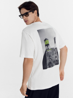 Футболка Mark Formelle 111925/24-4153П-2 белый_печать_Печать - фото 1