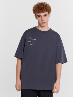 Футболка Mark Formelle 111932/24-4398П-0 графит_печать_1_сл_на_пол_1сл_на_спинке - фото 3