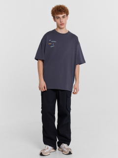 Футболка Mark Formelle 111932/24-4398П-0 графит_печать_1_сл_на_пол_1сл_на_спинке - фото 4