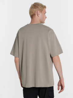 Футболка Mark Formelle 111932/24-4398П-0 серо_бежевый_печать_2_сл_на_пол - фото 5