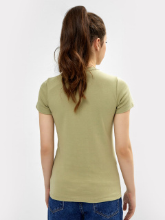 Футболка Mark Formelle 112661-1/22/21715Ц-2 оливка_тампопечать - фото 5
