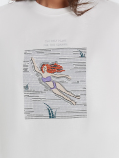 Футболка Mark Formelle 112678/24-28181П-0 белый_печать9_2_сл_на_пол - фото 4