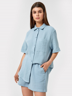 Блуза Mark Formelle 112682/22/22821Ц-9 серо_голубой - фото 4