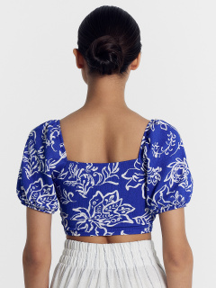 Топ Mark Formelle 112851/24-28287П-9 узоры_на_ультрамарине - фото 4