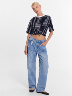 Футболка Mark Formelle 112862/24-28494П-5 черно_белая_полоска - фото 1