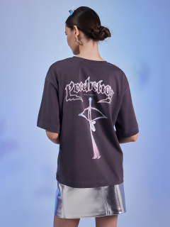 Футболка Mark Formelle 112961/24-29525П-0 уголь_печать_2_сл_на_пол_3_сл_на_спинке - фото 1