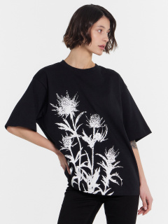 Футболка Mark Formelle 112961/24-29525П-0 черный_печать9_3_сл_на_пол - фото 1