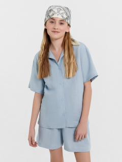 Рубашка Mark Formelle 117930/24-31979Ц-9 серо_голубой1 - фото 4