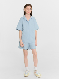 Рубашка Mark Formelle 117930/24-31980Ц-9 серо_голубой1 - фото 3