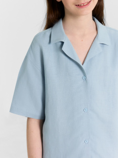 Рубашка Mark Formelle 117930/24-31980Ц-9 серо_голубой1 - фото 5