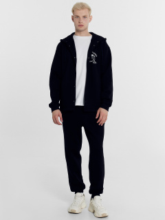 Толстовка Mark Formelle 121171/1/24-3381П-7П черный_печать_1_сл_на_ЛВ_дет_пер - фото 1