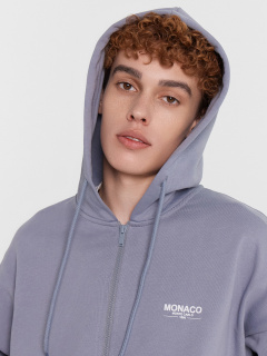 Толстовка Mark Formelle 121174/24-4410П-7(3) сизый_печать_1_сл_на_пол_1сл_на_спинке - фото 2