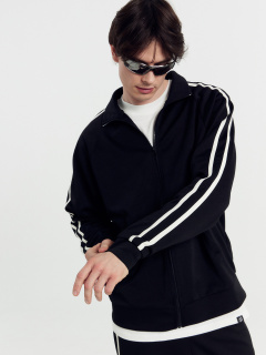 Толстовка Mark Formelle 121200/1/24-3485Ц-2 черный_св.молочный - фото 1