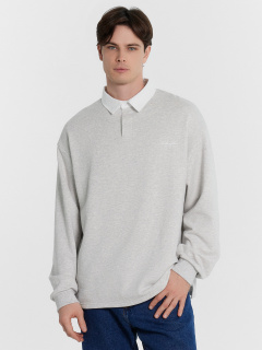 Толстовка Mark Formelle 121915/24-4017П-7(3) серый_меланж_4306_А_печать_1_сл_на_пол - фото 5