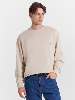 Свитшот Mark Formelle 121917/24-4011П-7(3) белый_песок_печать_1_сл_на_пол_1сл_на_спинке - фото 1