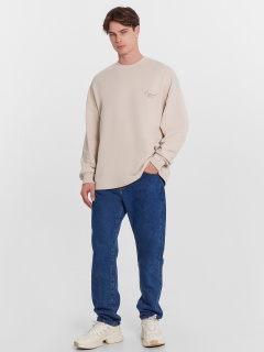 Свитшот Mark Formelle 121917/24-4011П-7(3) белый_песок_печать_1_сл_на_пол_1сл_на_спинке - фото 3