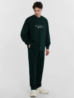 Свитшот Mark Formelle 121917/24-4011П-7(3) зеленый_бархат_печать_1_сл_на_пол - фото 2