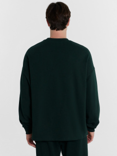 Свитшот Mark Formelle 121917/24-4011П-7(3) зеленый_бархат_печать_1_сл_на_пол - фото 3