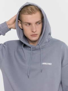 Худи Mark Formelle 121927/24-4405П-7(3) сизый_печать_1_сл_на_пол_2_сл_на_спинке - фото 5