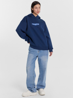 Худи Mark Formelle 122775/24-30926П-7П полуночный_синий_печать_2_сл_на_пол_3_сл_на_спинке - фото 2