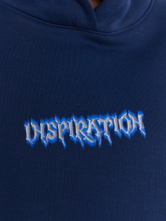 Худи Mark Formelle 122775/24-30926П-7П полуночный_синий_печать_2_сл_на_пол_3_сл_на_спинке - фото 5