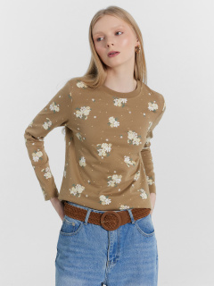 Джемпер Mark Formelle 122867/24-29275П-0 цветы_на_охре - фото 5