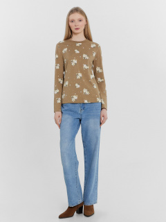 Джемпер Mark Formelle 122867/24-29275П-0 цветы_на_охре - фото 1