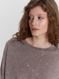 Джемпер Mark Formelle 122868-2/24-ОБР31287П-0 ACID_WASH_коричневый_БРАК_ПОЛОТНА_005_Прямое_к - фото 5