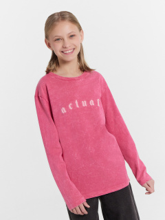 Лонгслив Mark Formelle 127931/24-ОБР29571П-0 ACID_WASH_французская_роза_печать_009.2Д_Эйсид - фото 1