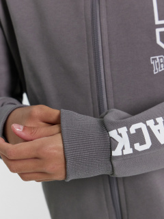 Толстовка Mark Formelle 127932/24-29354П-7 темно_серый_печать_2_сл_на_ЛВ_дет_пер_1сл_на_ЛВ_рук - фото 2