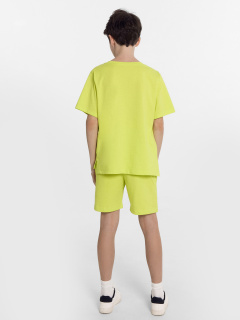 Шорты Mark Formelle 133330-2/24-27785П-0 салатовый_графит_печать_2_сл_1изд_на_ПР_дет_пер - фото 2