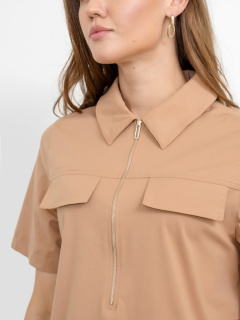 Платье Mark Formelle 152426-1/21-12508Ц-9 бежевый - фото 4